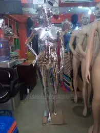 New Imported Female Silver And Gold Chrome Mannequins