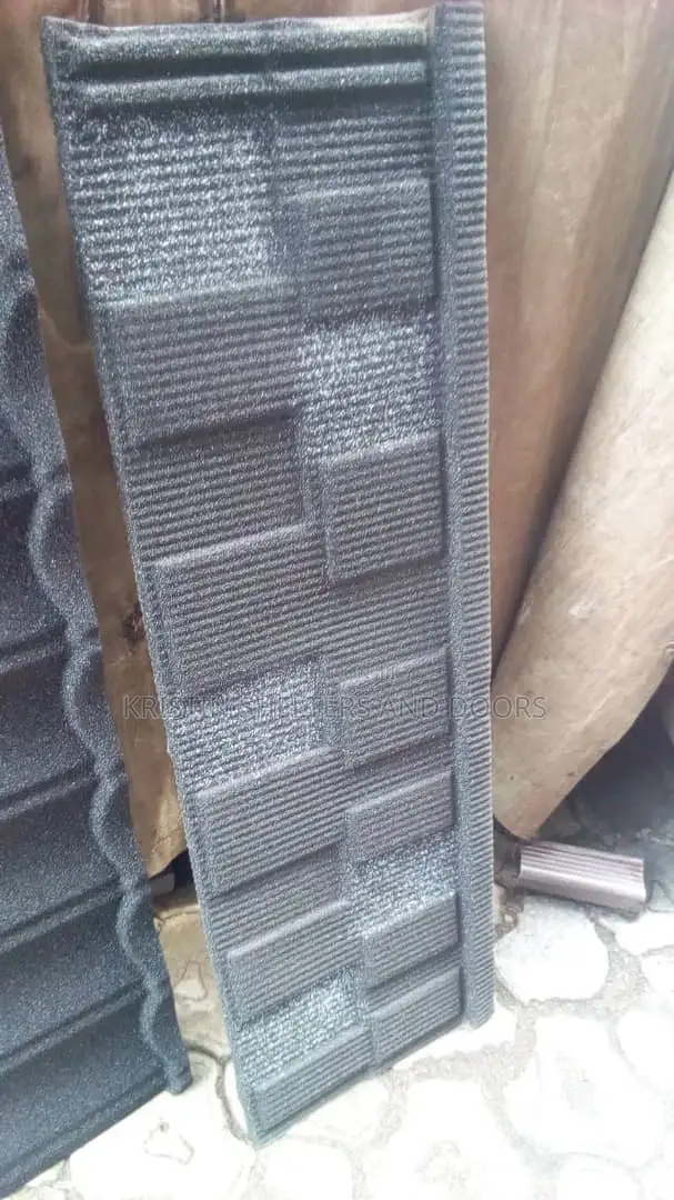 Black Shingle Stone Coated Roofing Sheet And Tiles