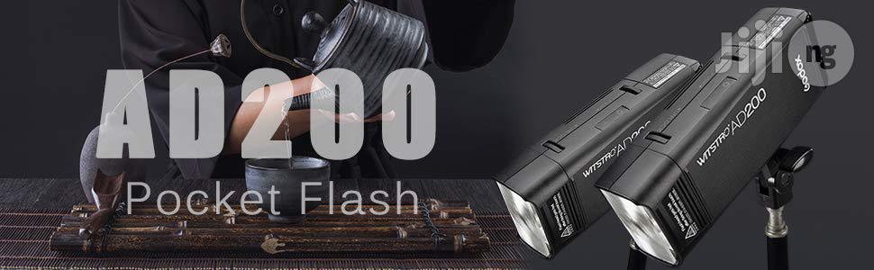 Godox Ad200 Outdoor /Indoor Studio Strobe Light 1/8000s
