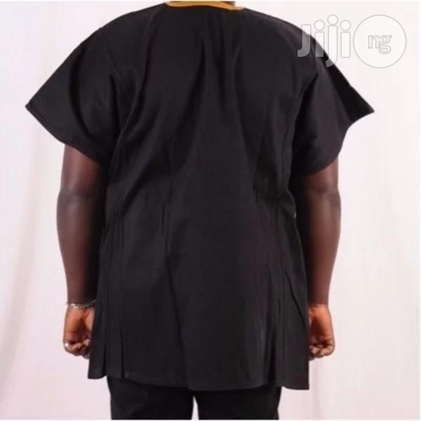 Men's Traditional Dansiki Wear - Black