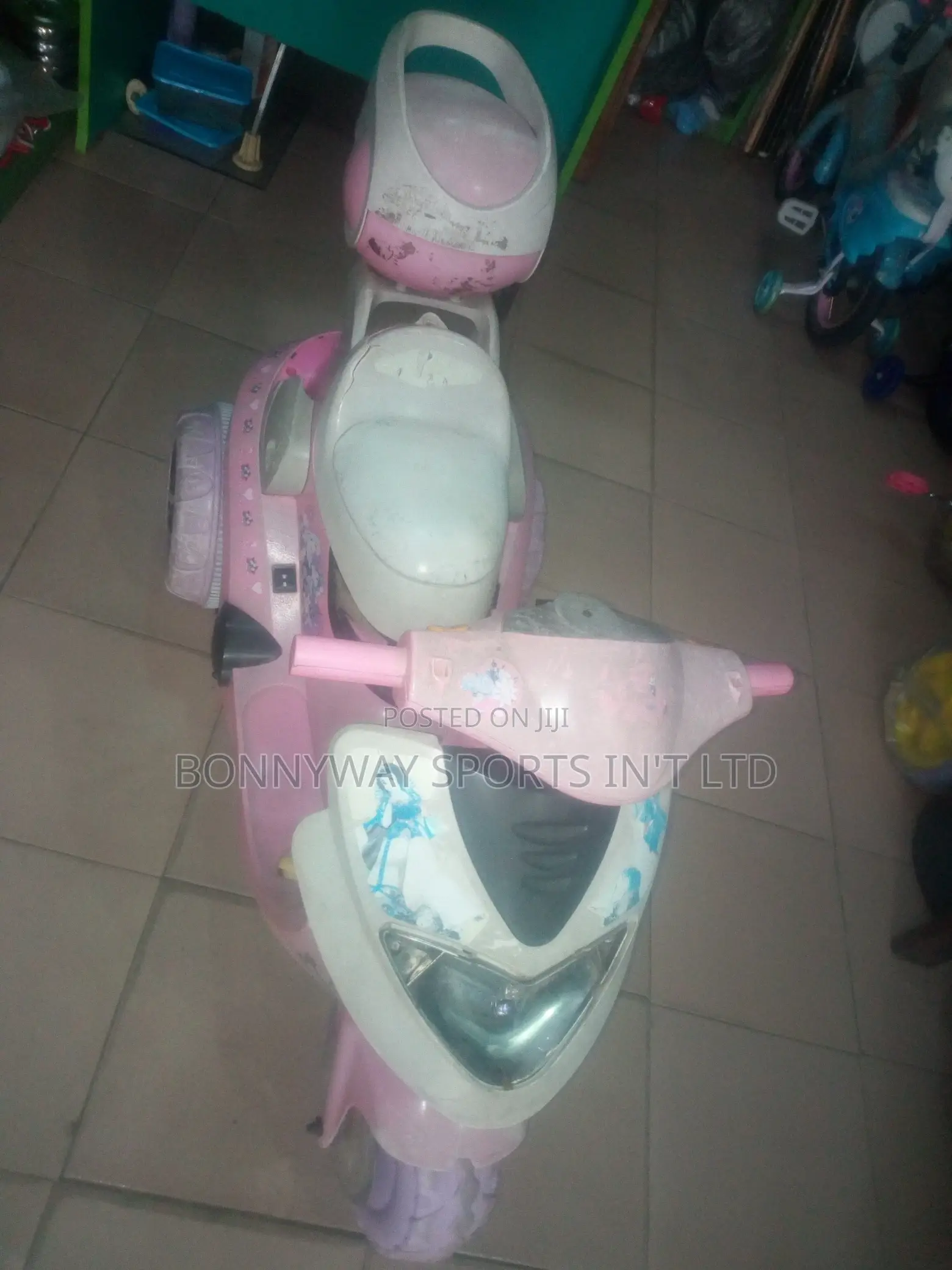 Children Rechageable Tokunbo Power Bike With Reversal