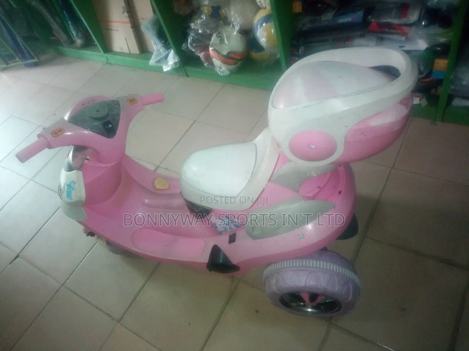 Children Rechageable Tokunbo Power Bike With Reversal