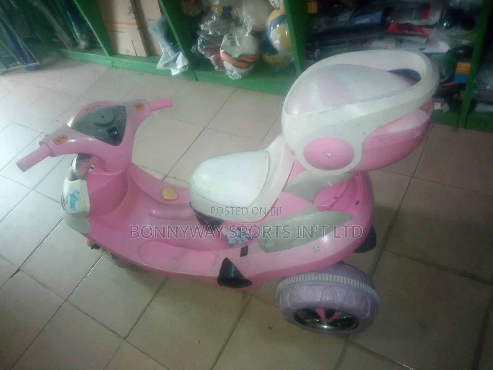 Children Rechageable Tokunbo Power Bike With Reversal