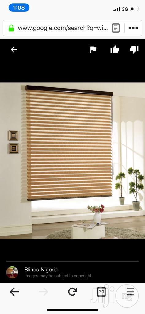 Wooden Day And Night Window Blind