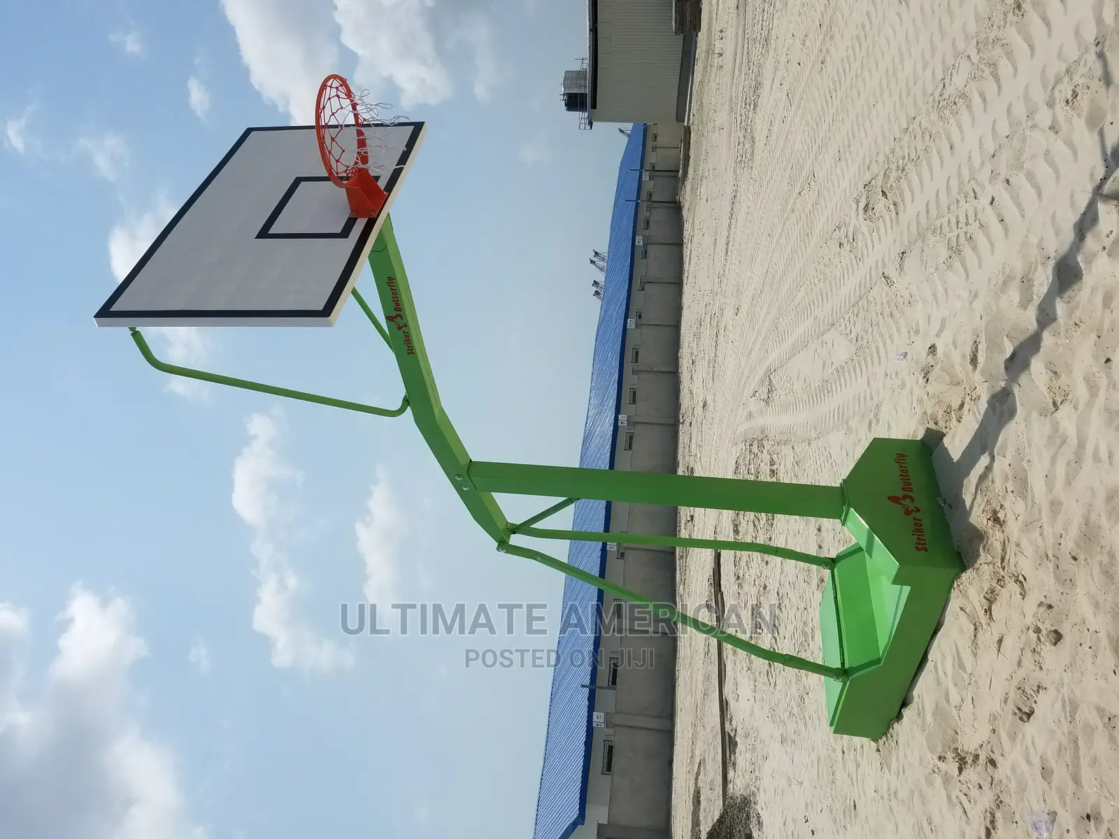 Butterfly Brand New Imported Standard Olympic Basketball With Rim