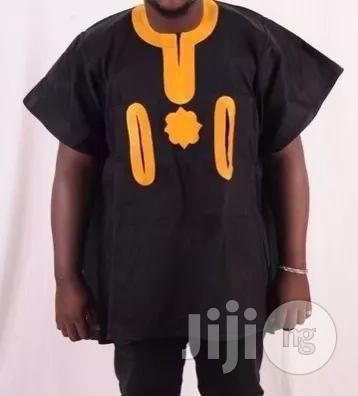 Men's Traditional Dashiki Wear - Black