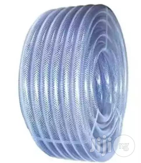 3/8" Clear Braided PVC Hose - 50m