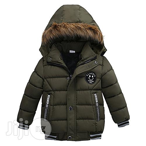 Fashion Baby Boy J Thick Hooded Zipper Coat Outwear Clothes