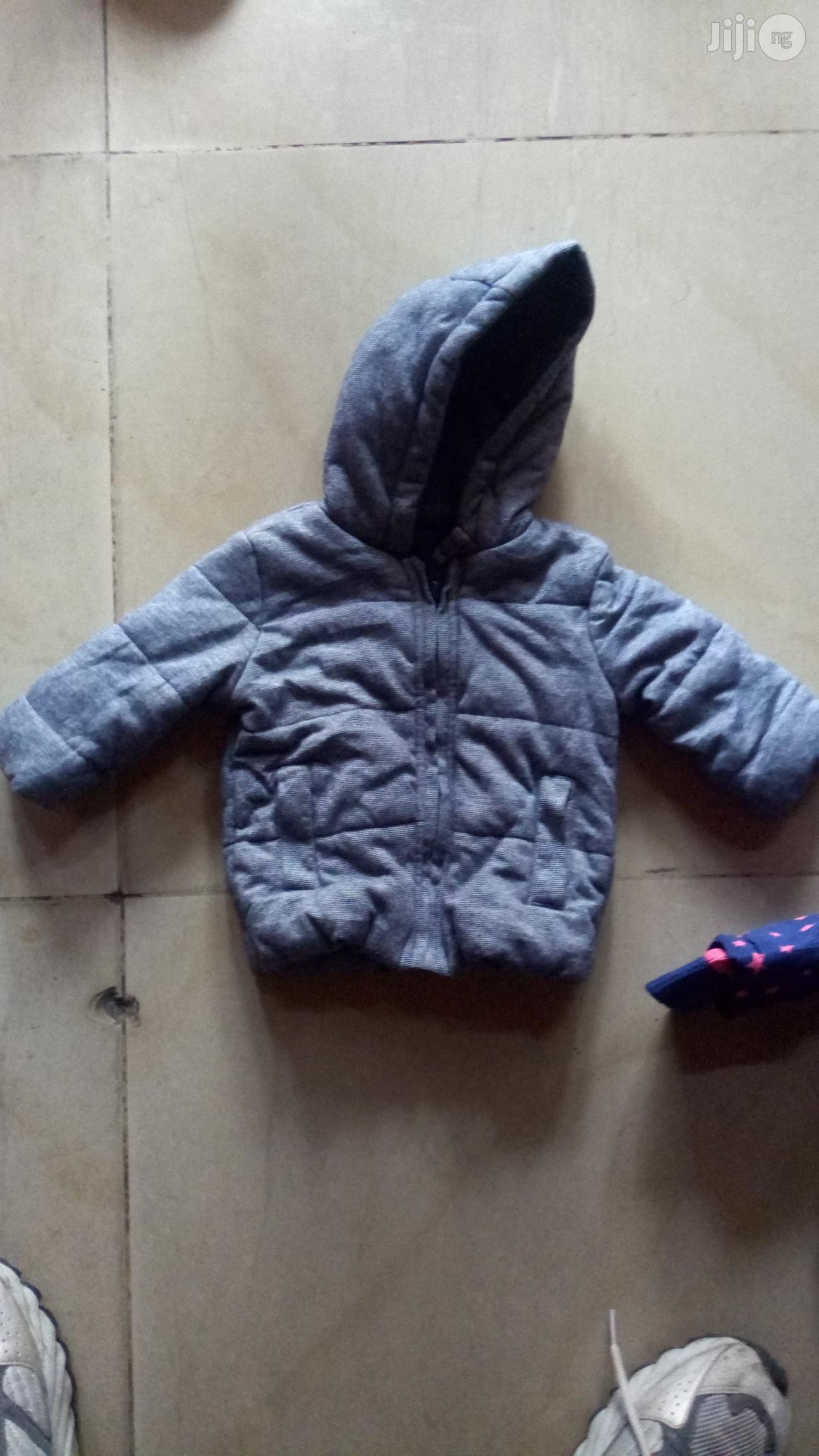 Fashion Baby Boy J Thick Hooded Zipper Coat Outwear Clothes