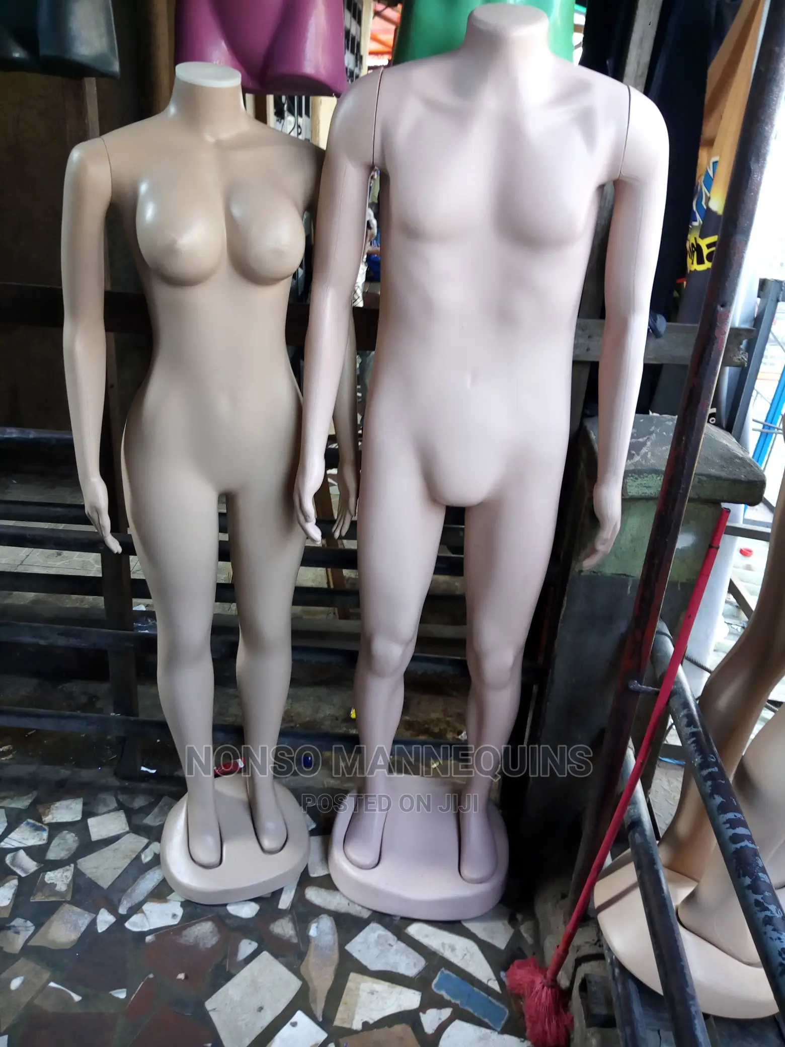 Male Headless Mannequin With Hands for Clothes Display