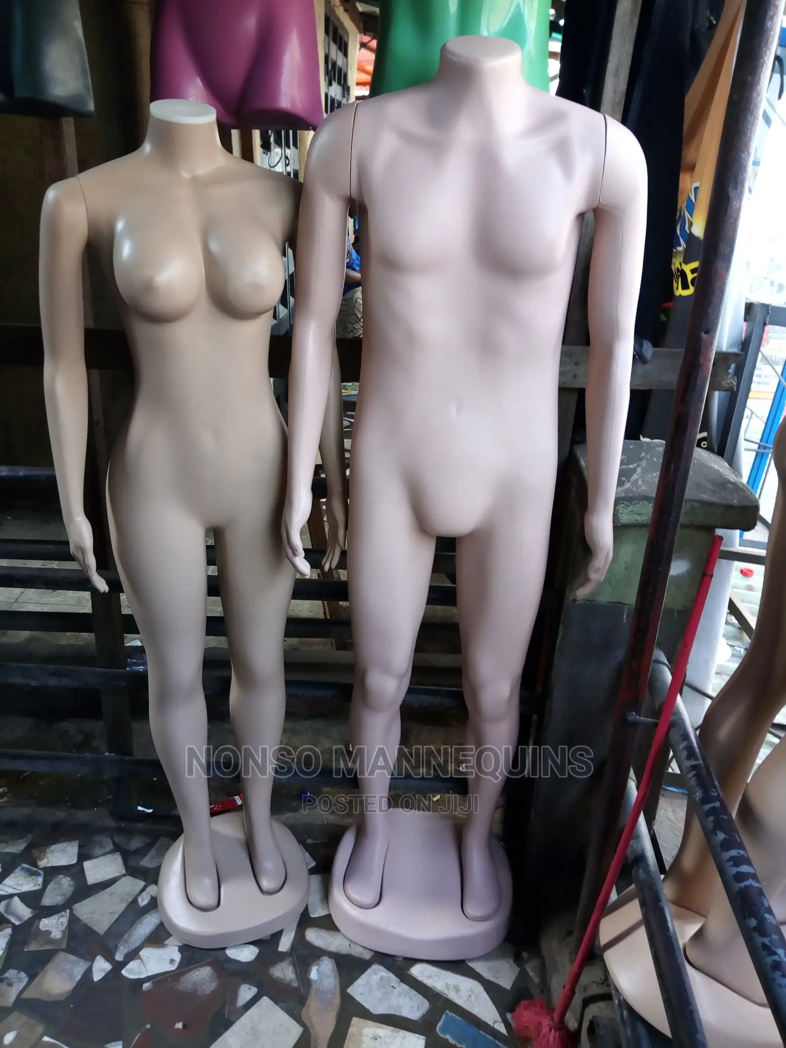 Male Headless Mannequin With Hands for Clothes Display