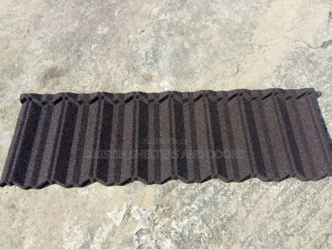 Black and Wine Milano Stone Coated Roofing Sheet