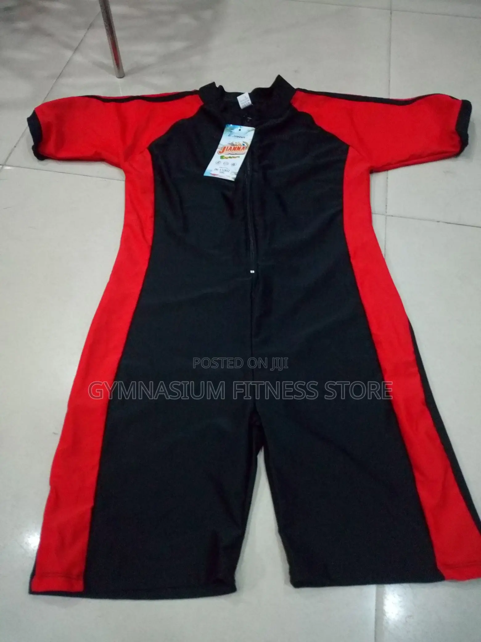 Swim Suite Red Black