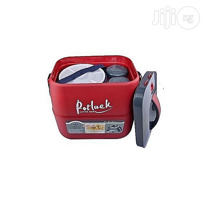Potluck Insulated Food Flask Thermal Lunch Box With Stain St