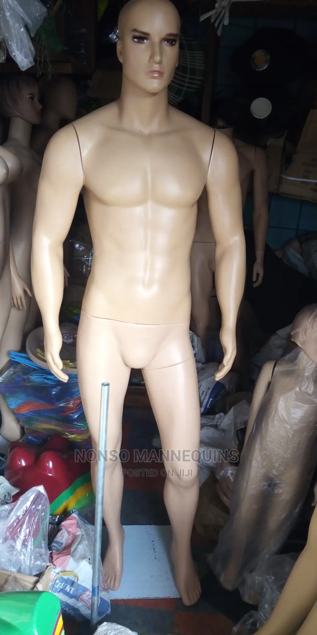 Abolo Head Well Built Body Male Plastic Mannequins