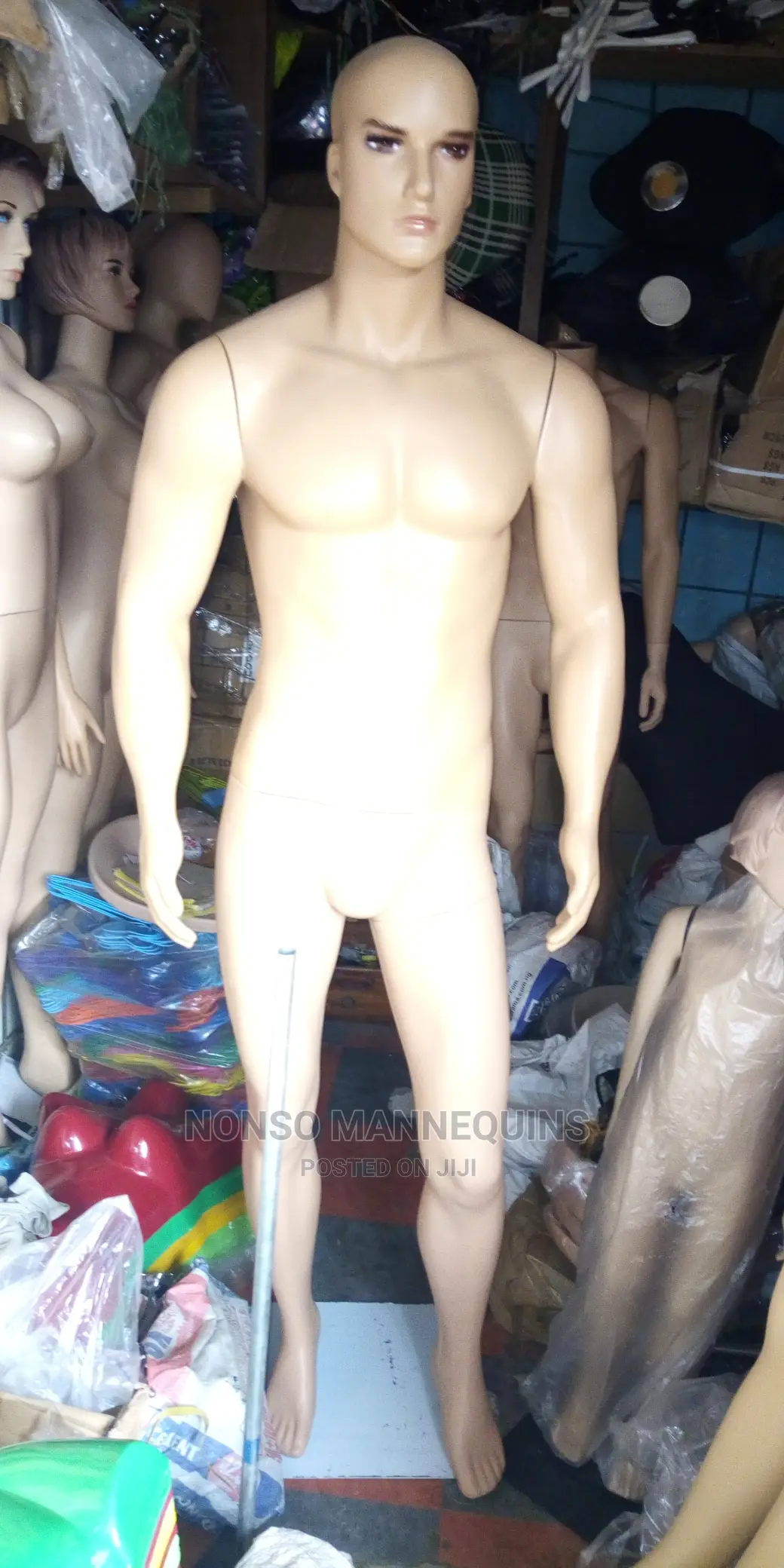 Abolo Head Well Built Body Male Plastic Mannequins
