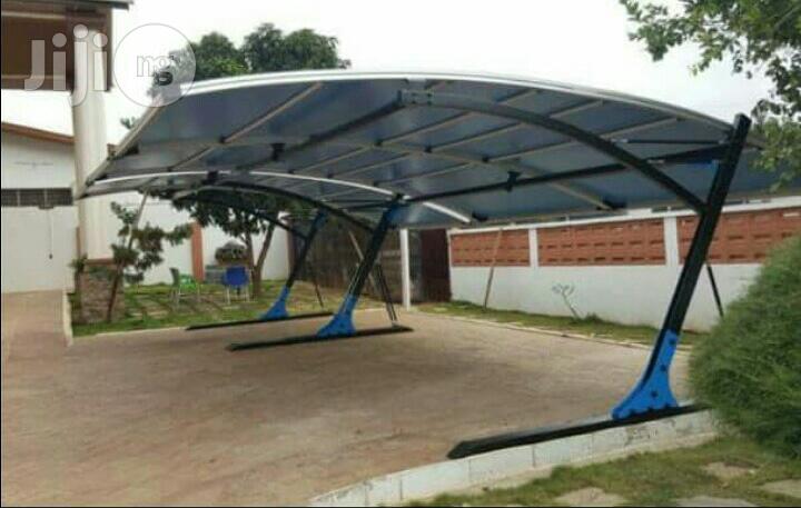 Unique Three Cars Movable Car Port