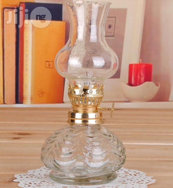 Room Light Kerosene Vintage Assembled Glas Wick Lantern Lamp