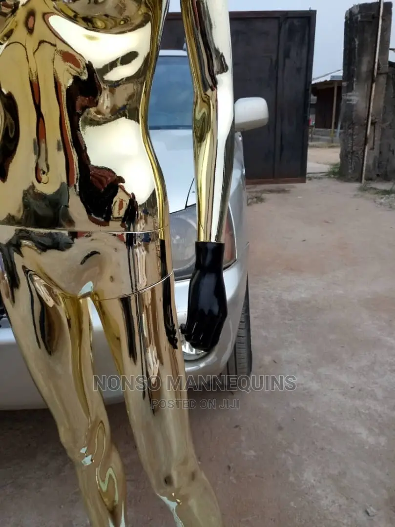 Model Gold And Black Hand Gold Chrome Gold Hand Mannquin