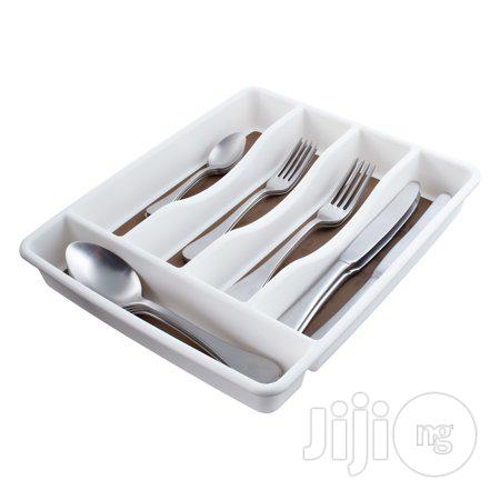No-Slip Silverware Cutlery Tray Organizer, Small