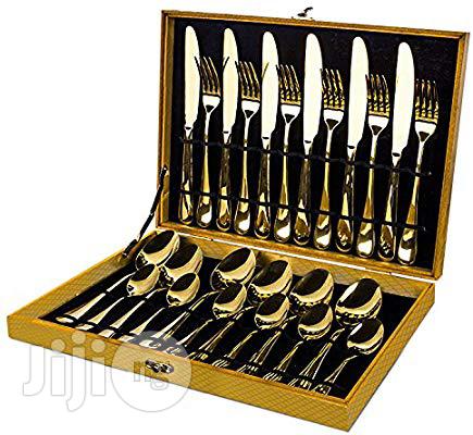 Stainless Steel Flatware For Wedding Festival Ch Party, 24pc
