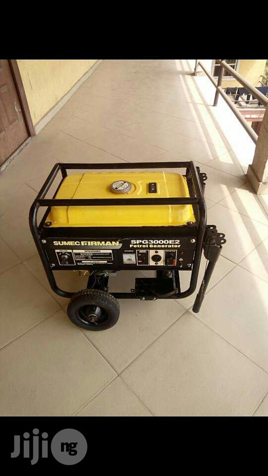 Fairly Used Very Strong 2.8KVA SUMEC FIRMAN SPG3000E2 Gen