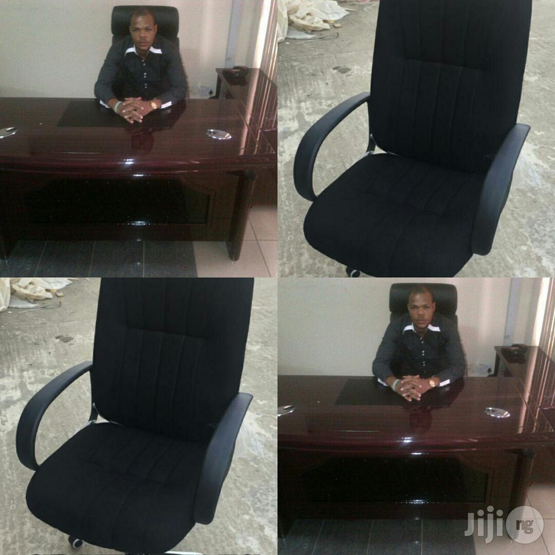Executive Office Table Together With Executive Chair