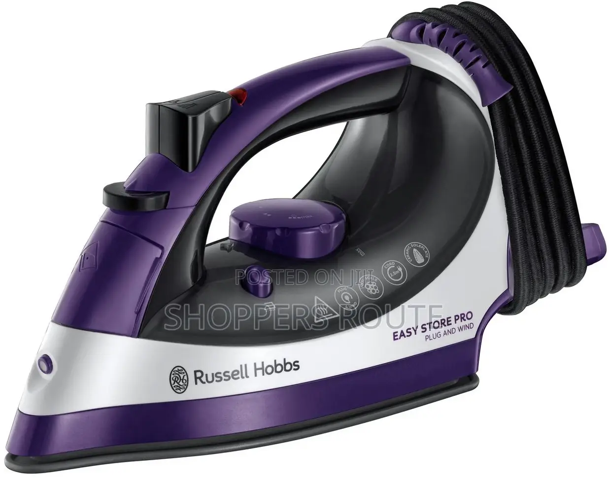 Russell Hobbs 23780 Plug Wind Easy Store Steam Iron
