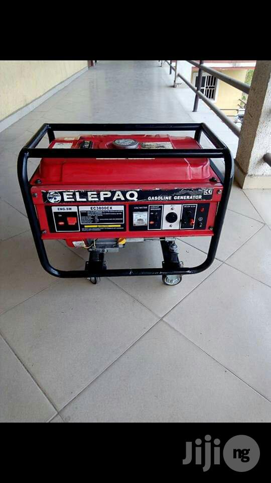 Fairly Used 3KVA ELEPAQ EC3800 Gen (Not Worked on Before!)