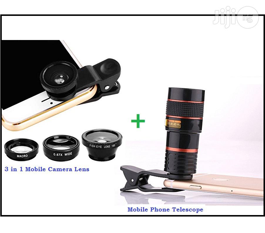 Mobile 3 In 1 Phone Camera Lens & Telescope