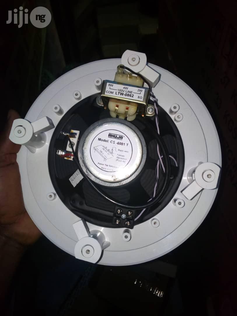 AHUJA in-Built Ceiling Mounted Loud Speakers.