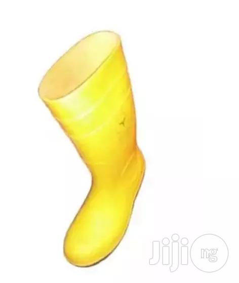 Steel Toe Safety Boots - Yellow