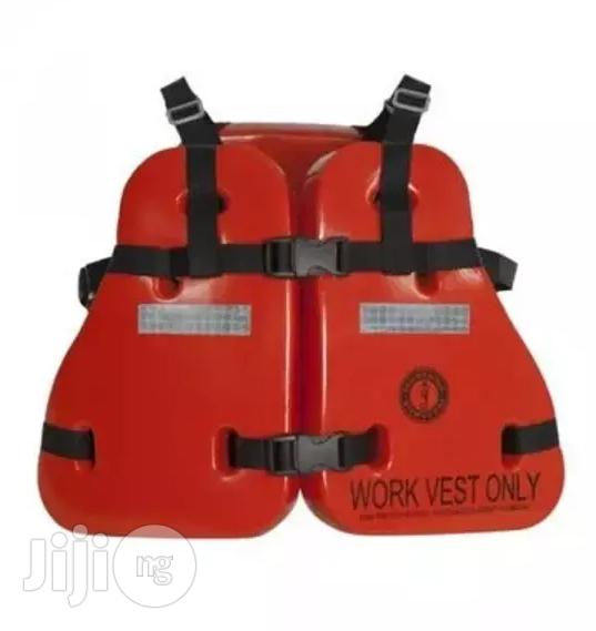 Safety Life Horse Jacket - Offshore Sea Work Vest - Orange