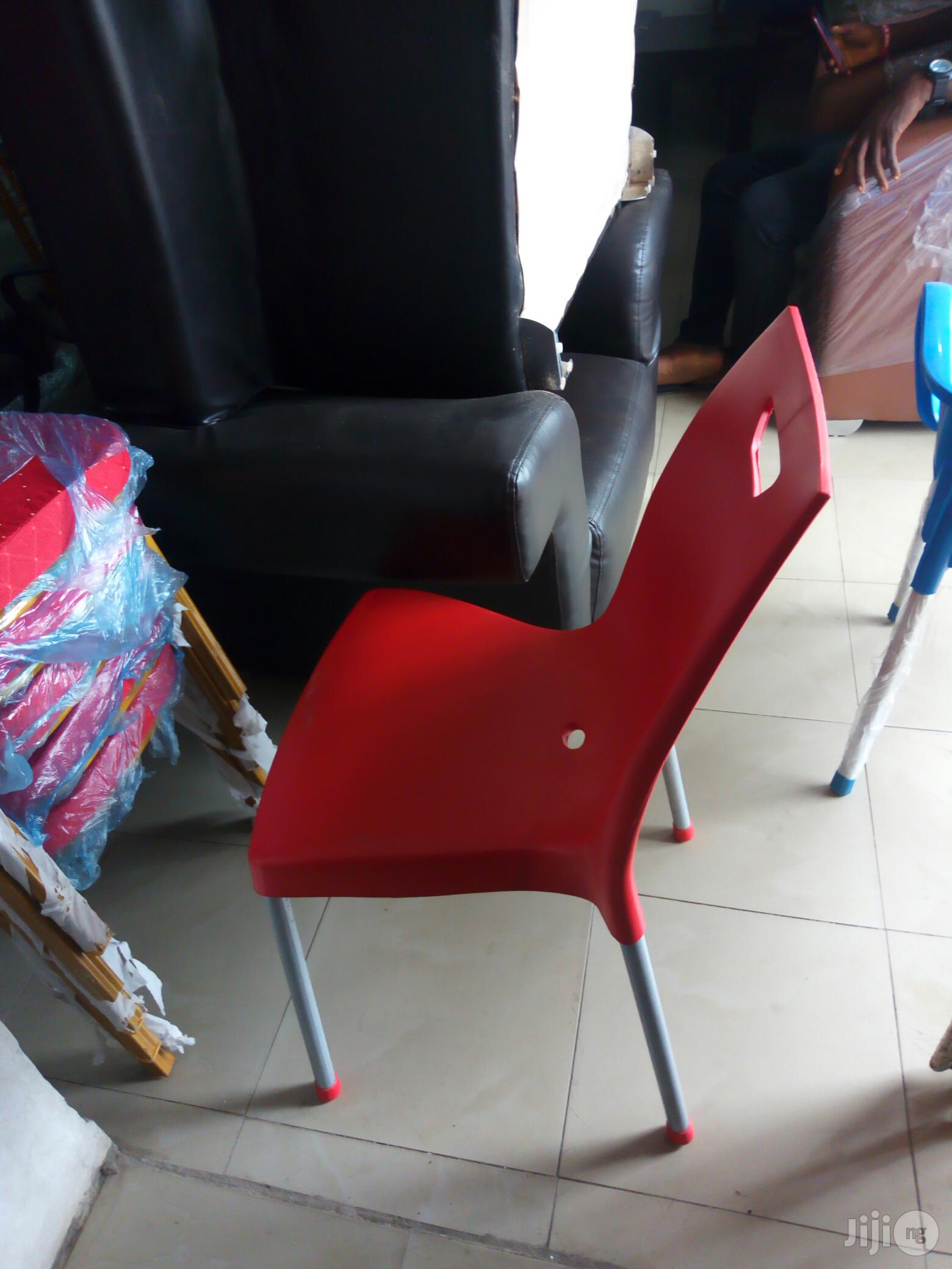 Iron Leg Plastic Chairs
