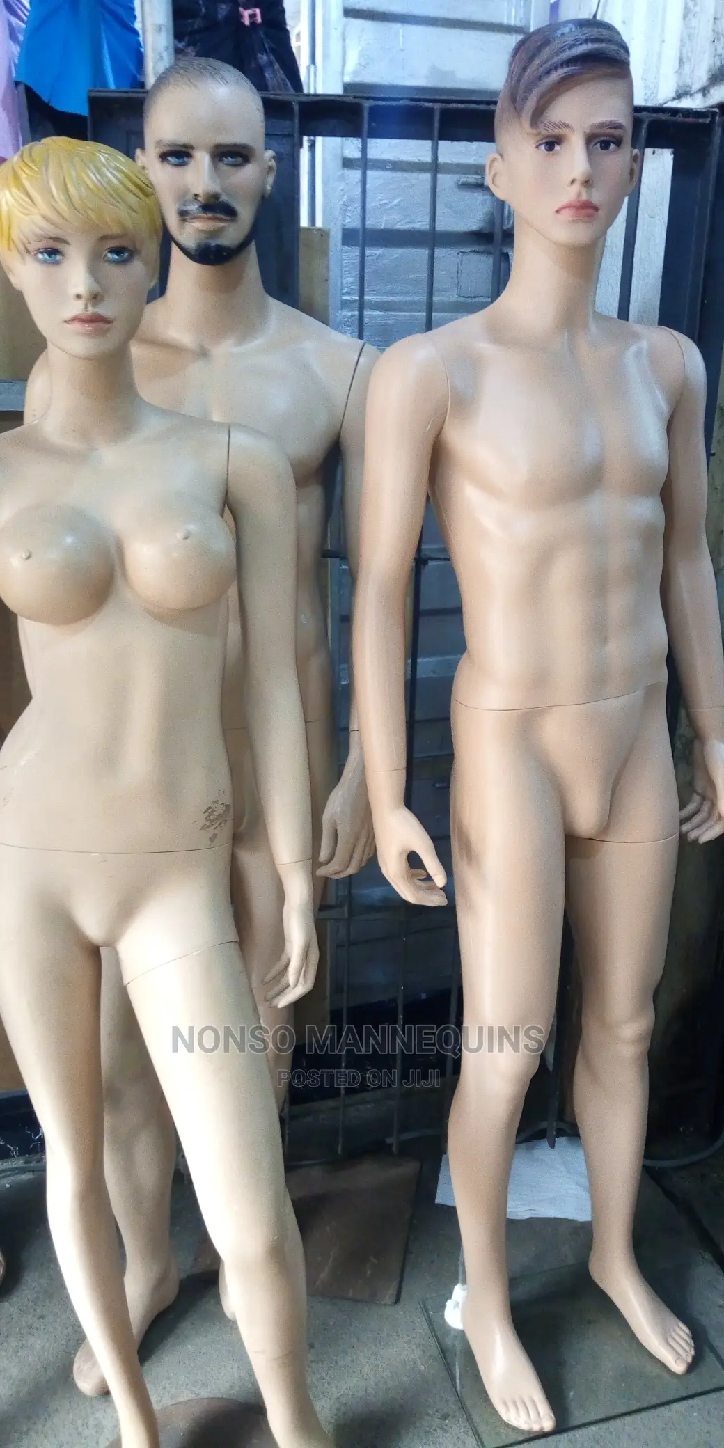 Plastic, Fibre,Gold, Silver Chrome Display Mannequin Etc