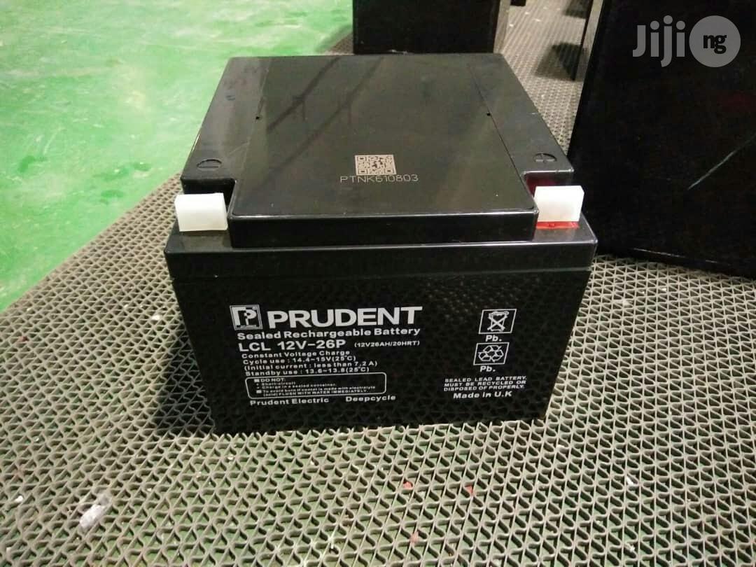 Prudent Battery 12v 26ah Deep Cycle Battery