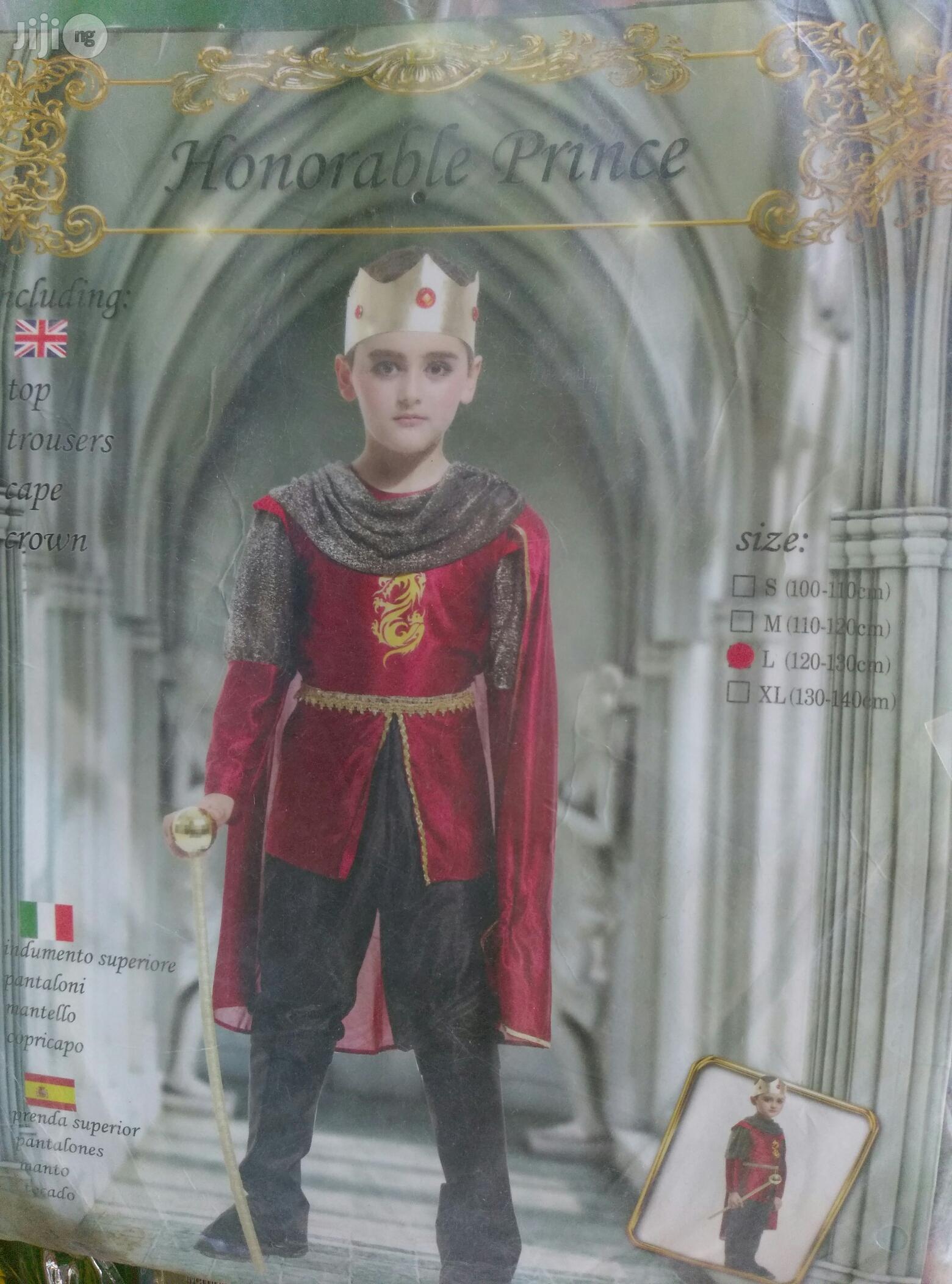 Honorable Prince Custume for Toddler