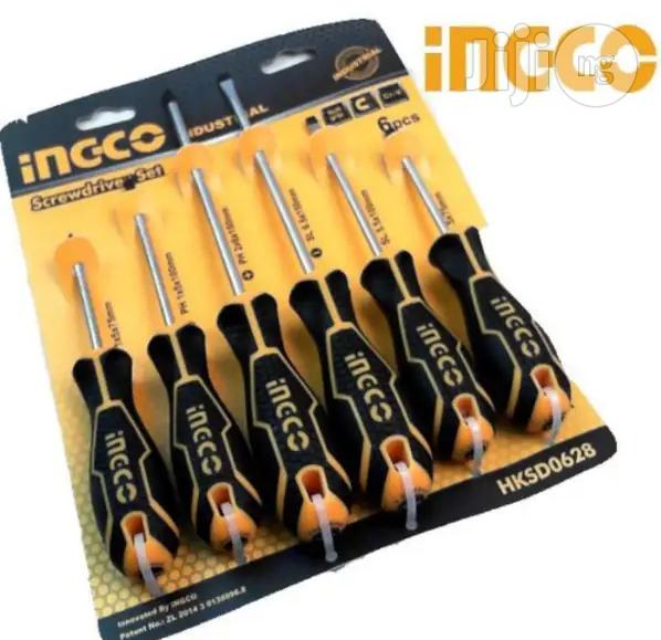 Flat And Star Screwdriver 6 Piece Set