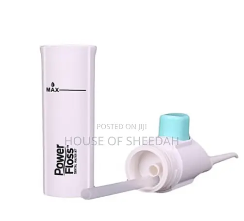 Portable Power Floss Tooth Pick Braces With Toothpaste Dispenser & Brush Holder
