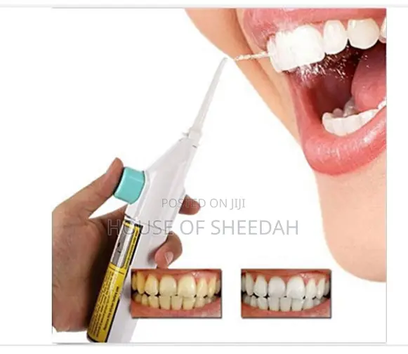 Portable Power Floss Tooth Pick Braces With Toothpaste Dispenser & Brush Holder