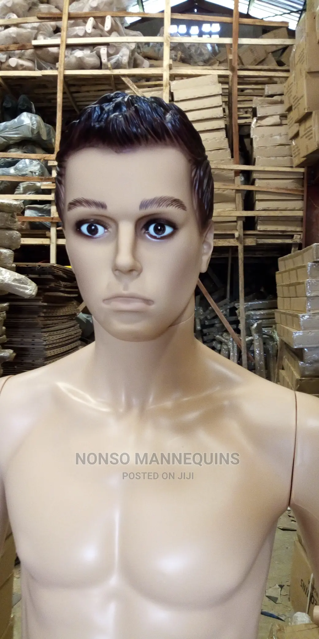 SM3 Plastic Full Body Male Display Mannequin (Handsome Face)
