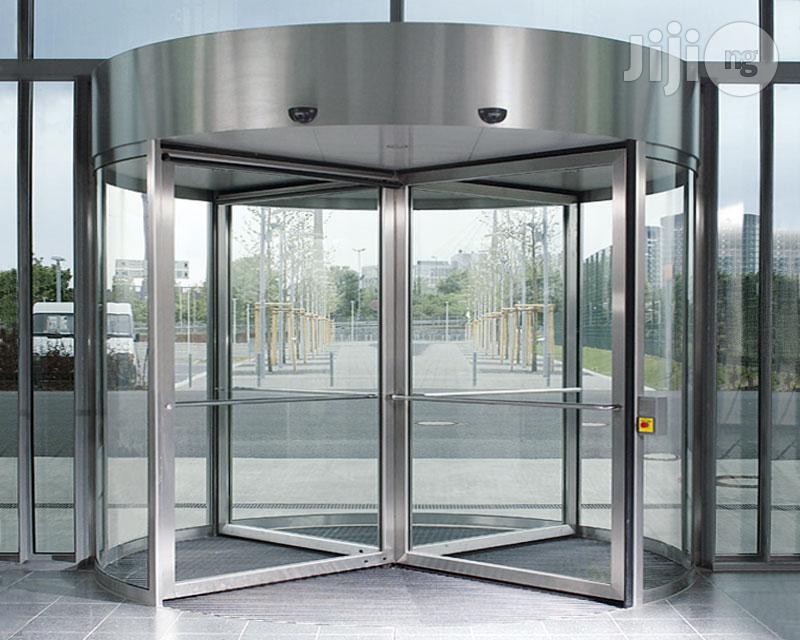 Installation Of Automatic Revolving Door