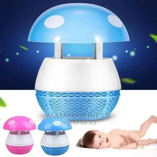 Mushroom Led Photocatalyst Mosquito Killer Lamp- Blue