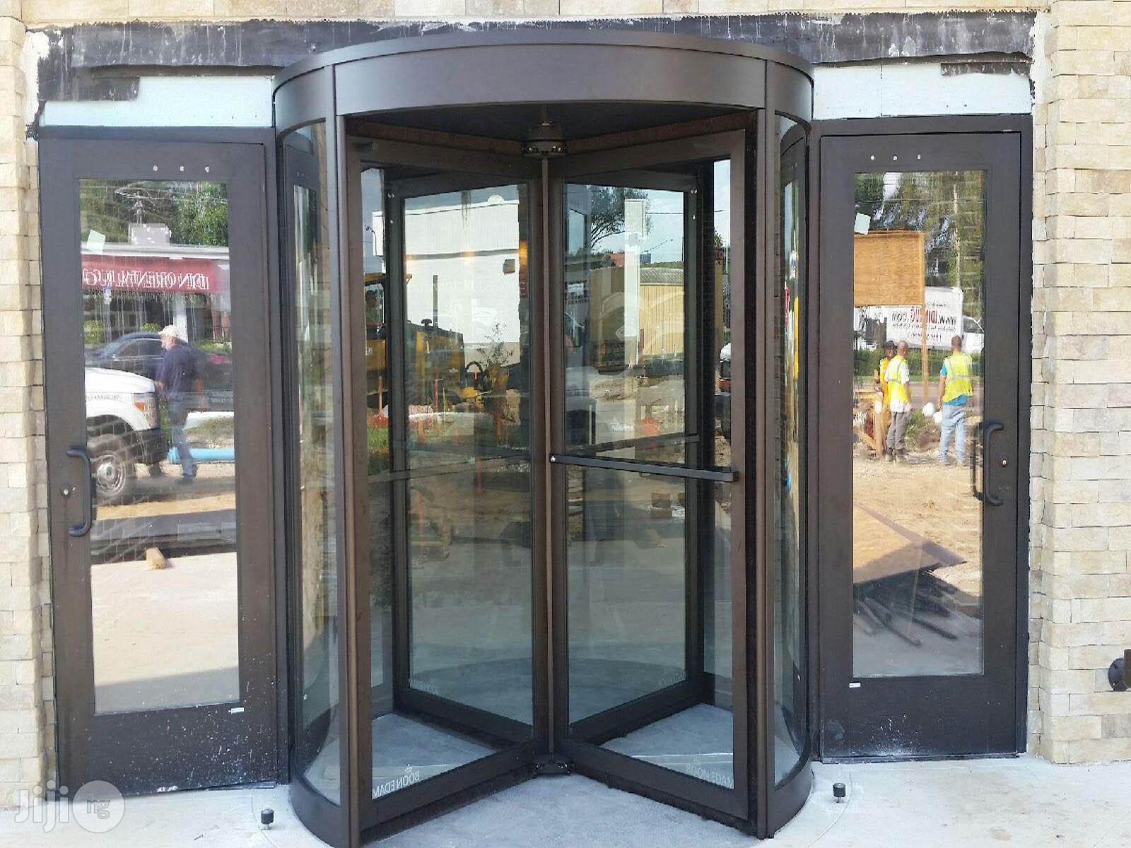 Installation Of Automatic Revolving Door
