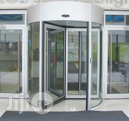 Installation Of Automatic Revolving Door