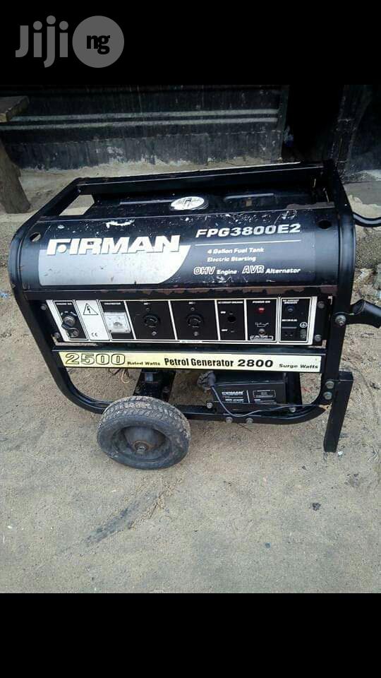 Fairly Used 2.8kva Sumec Firman Fpg3800e2 (Not Repaired B4!)