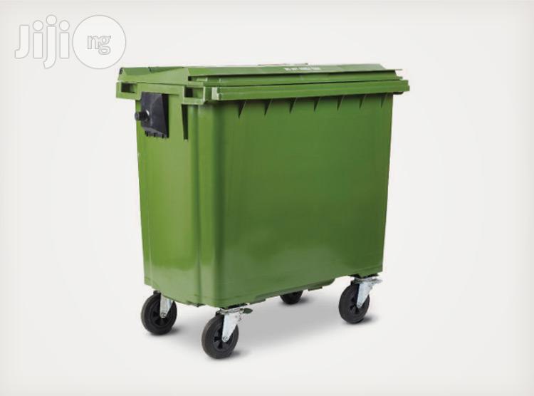660 Litre Wheelie Bin - Green