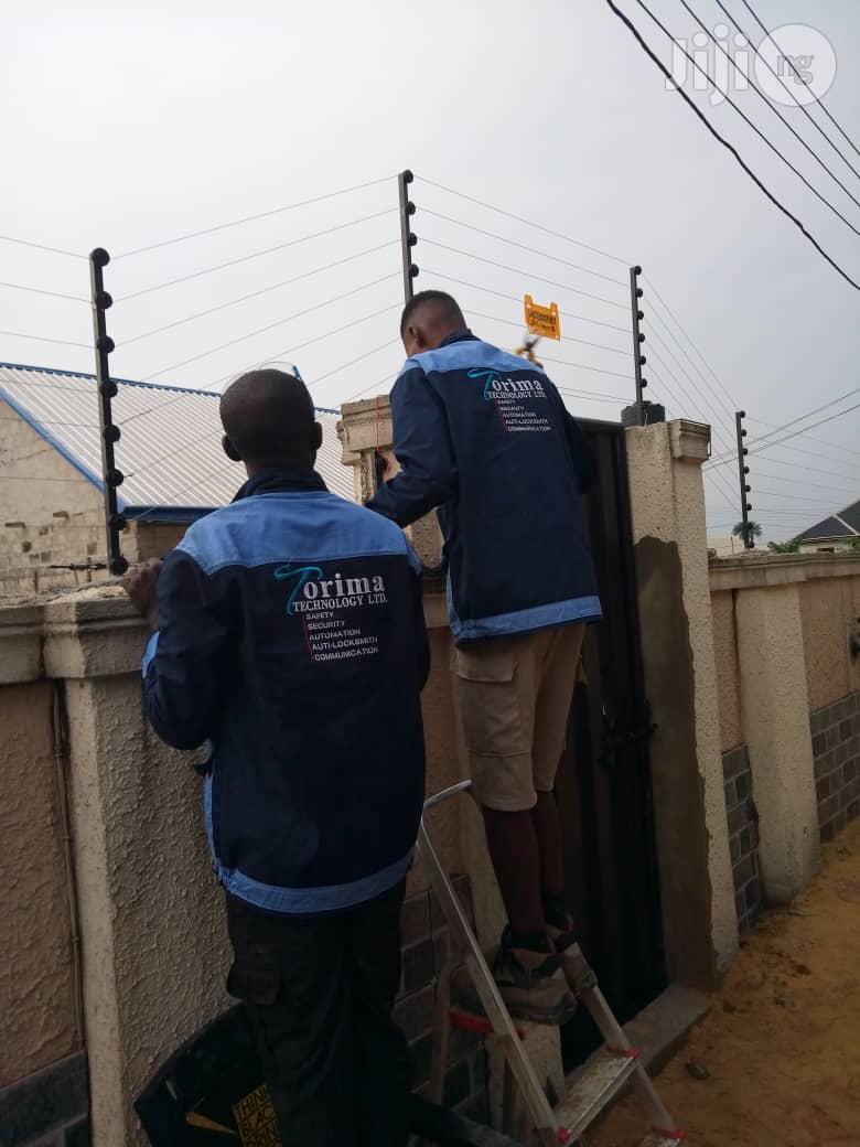 Installation Of Electric Perimeter Fence