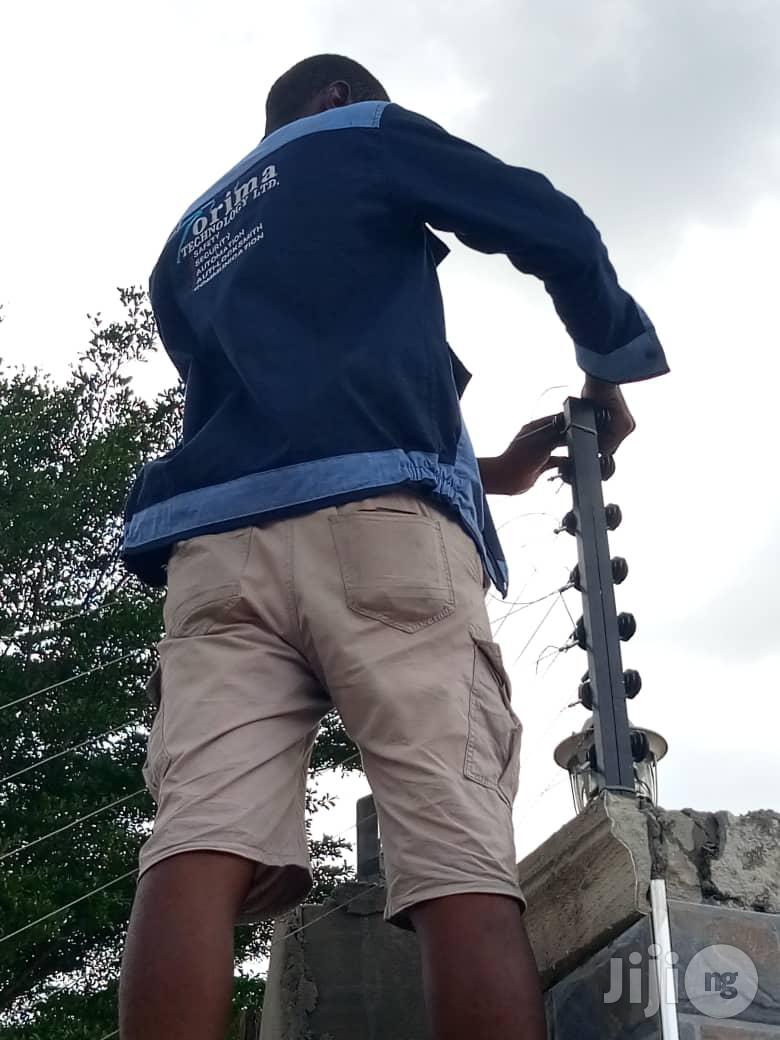 Installation Of Electric Perimeter Fence