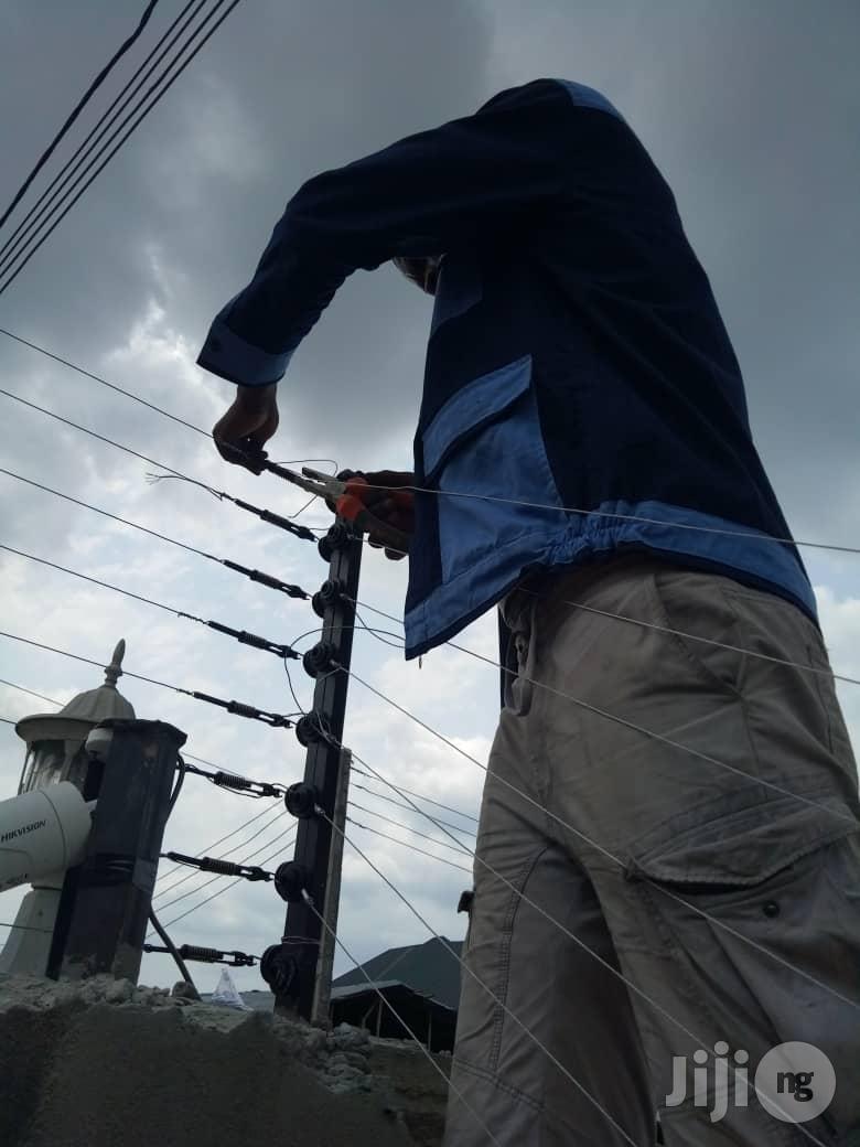 Installation Of Electric Perimeter Fence